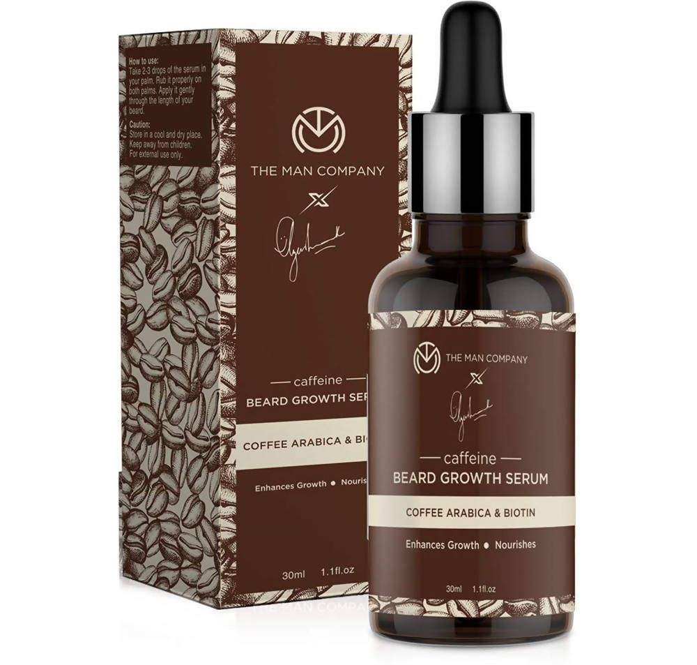 The Man Company Caffeine Beard Growth Serum | Grocsy