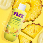 PLIX The Plant Fix Pineapple 5% Lactic Acid Body Wash Exfoliates Dry, Rough & Strawberry Skin | Grocsy