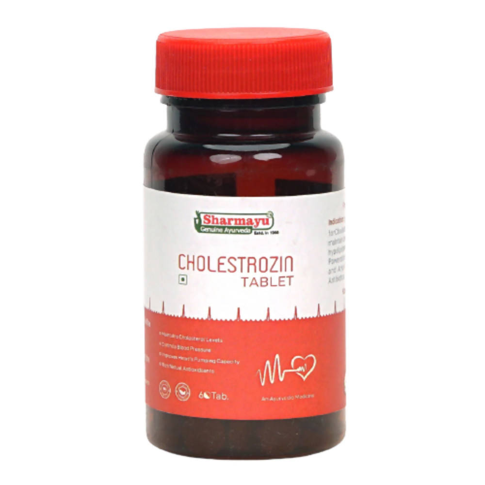 Sharmayu Ayurveda Cholestrozin Tablets | Grocsy