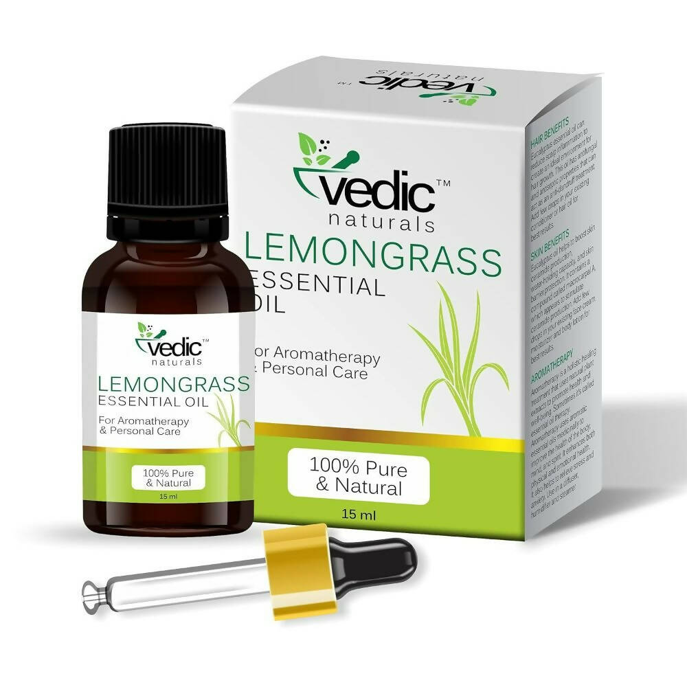 Vedic Naturals Lemongrass Essential Oil | Grocsy