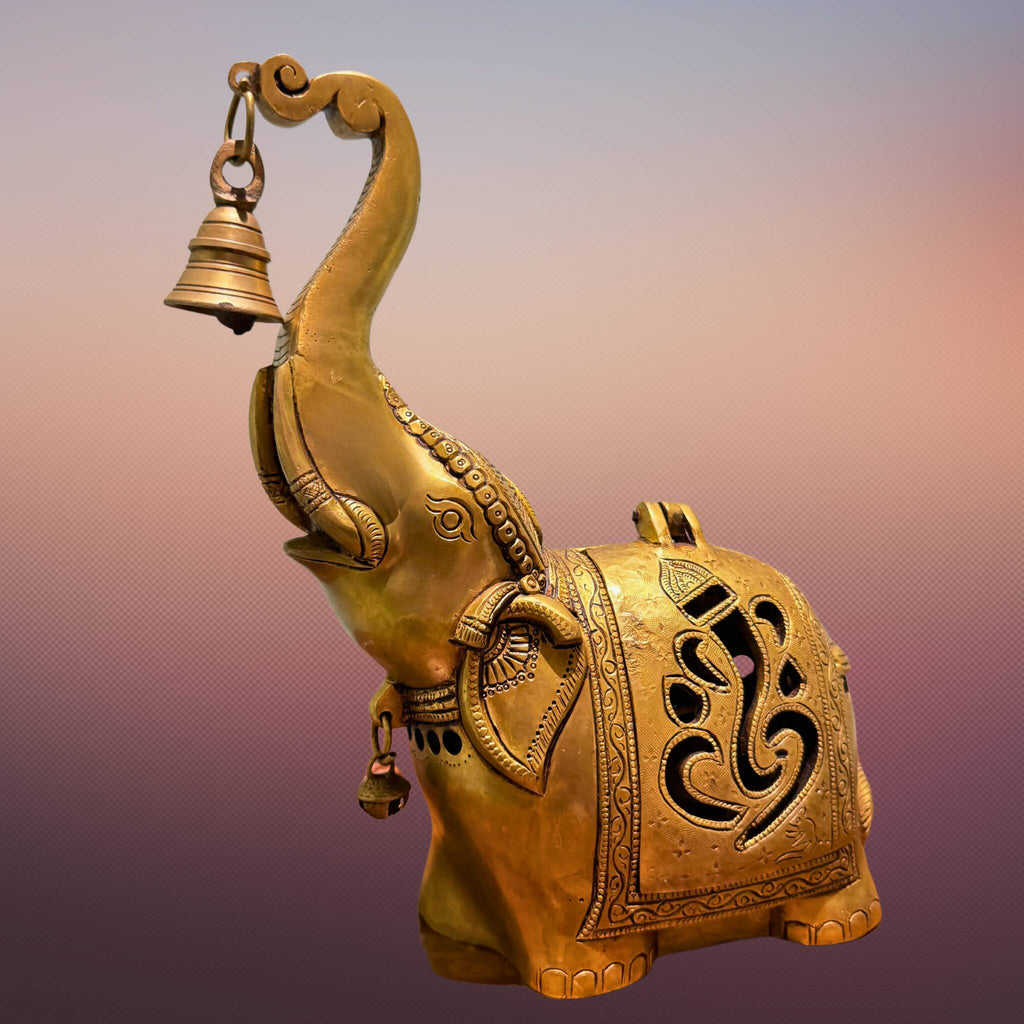 Brass Elephant Lamp | Grocsy