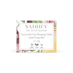 Sadhev Ayurvedic Lip Sleeping Mask With Almond & Mango Butter | Grocsy