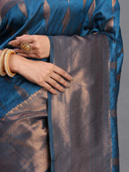 Shree Shyam Fashion Silk Peach Saree | Grocsy