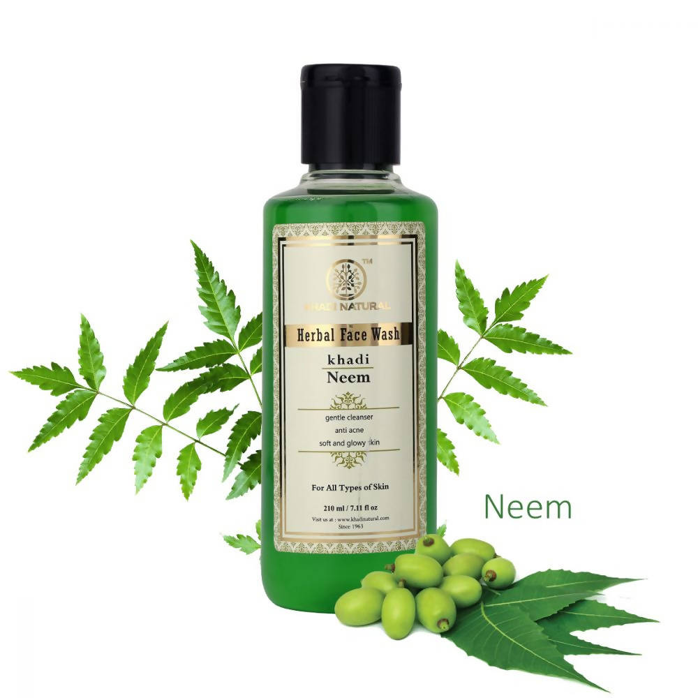 Khadi Natural Neem Herbal Face Wash | Grocsy