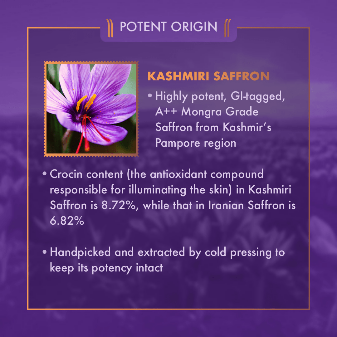 Ayuga Kashmiri Saffron Gel Moisturizer | Grocsy