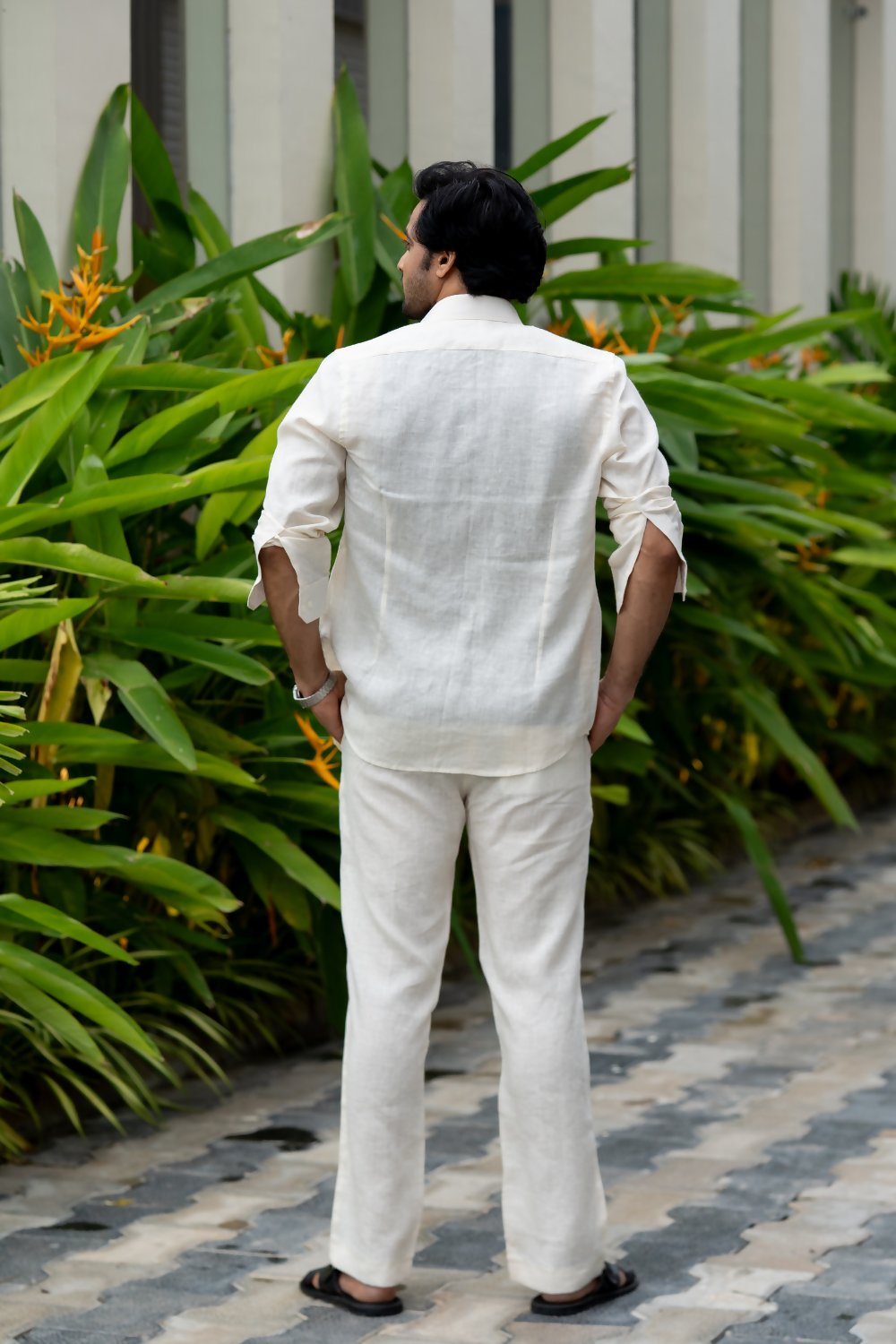 Linen Light Blue Coastal Calm Shirt By Hilo Design | Grocsy