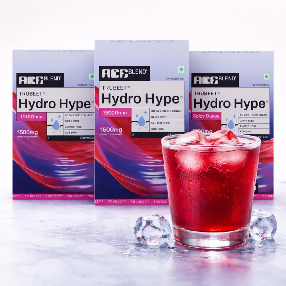 Ace Blend Hydro Hype Electrolyte Drink Mix - Java Plum, Spicy Guava, Lemon Raspberry | Grocsy