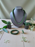 Inhanns Rangshine 4-In-1 Crystal Glam Set - Handmade - Dark Green | Grocsy