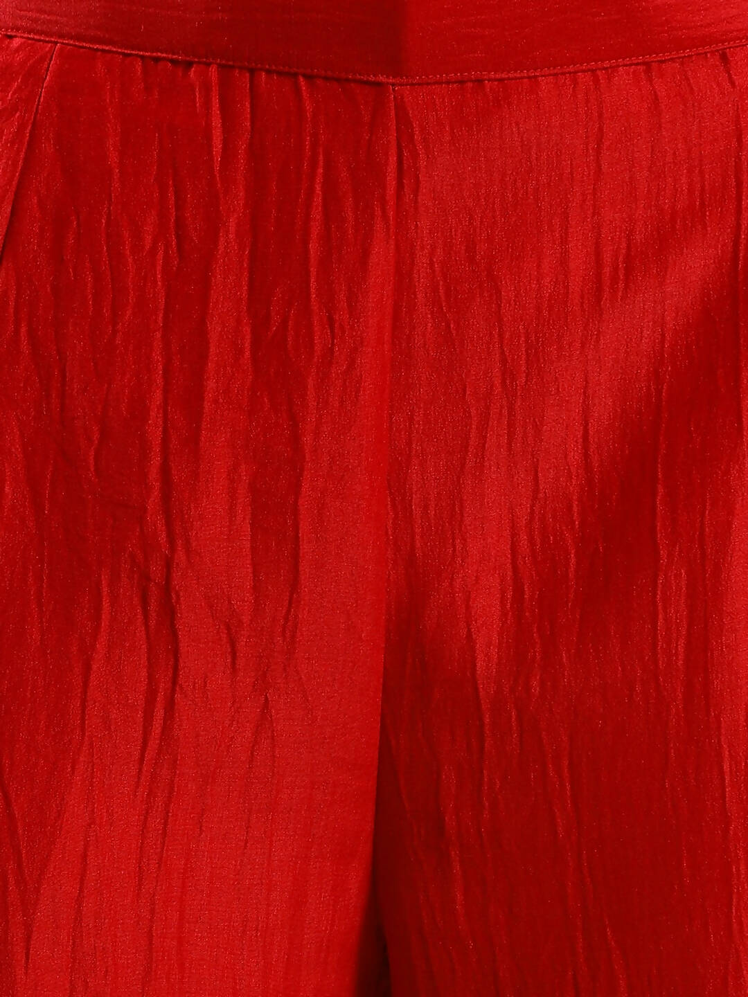 Red Chinon Embroidered Straight Kurta with Trouser & Dupatta - Salimar | Grocsy