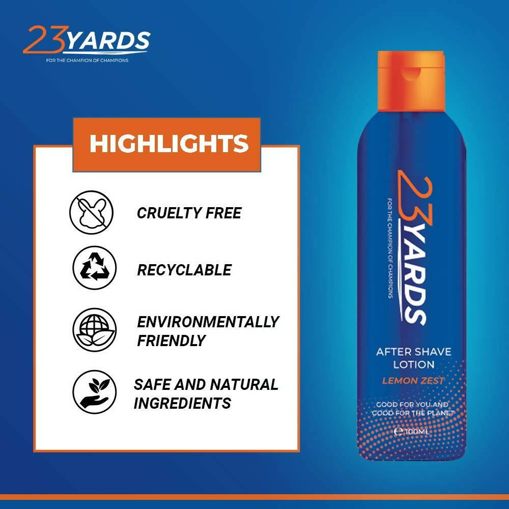 23 Yards After Shave Lotion for Men | Grocsy