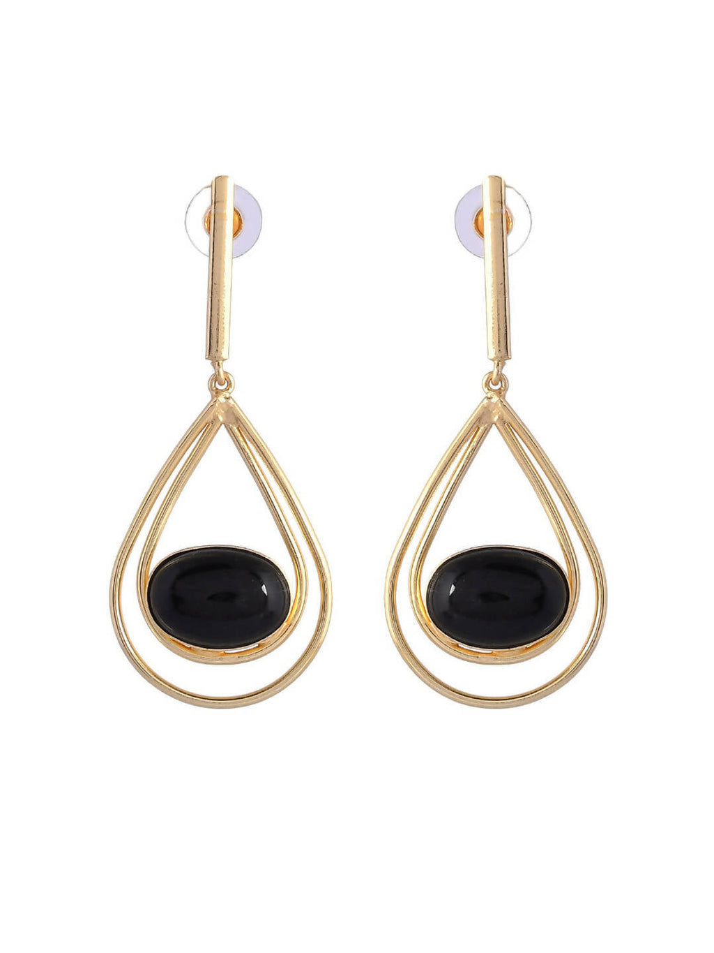 VOJ Women Gold Color stainless steel Earrings