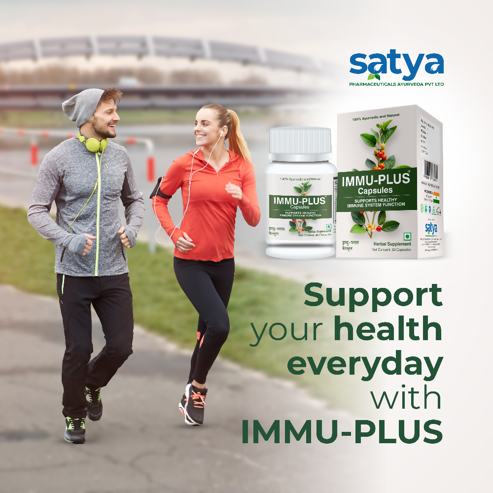 Satya Pharmaceuticals Ayurveda Immu Plus Capsules | Grocsy