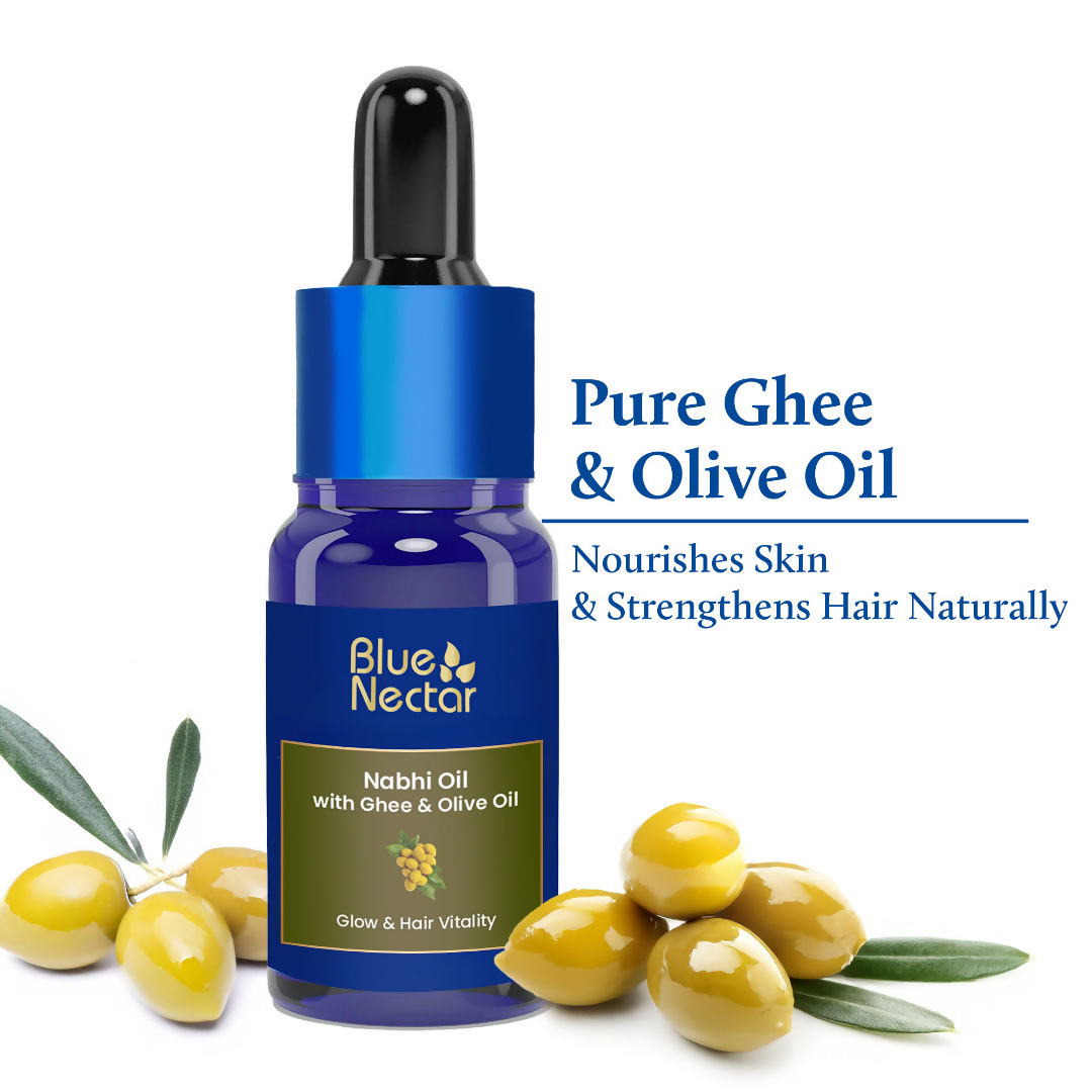 Blue Nectar Niraa Nabhi Oil with Olive Oil | Grocsy