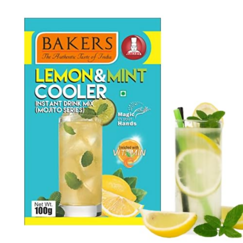 BAKERS Jigarthanda Mix Powder, Jaljira, Mojito Coolers - Lemon Mint | Grocsy