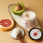 Tvam Grapefruit Peach Avocado Body Butter | Grocsy