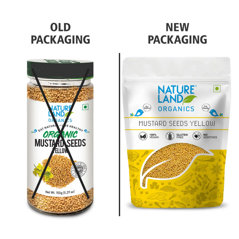 Nature Land Organics Mustard Yellow | Grocsy