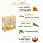 Khadi Essentials Haldi Chandan Herbal Handmade Soap | Grocsy