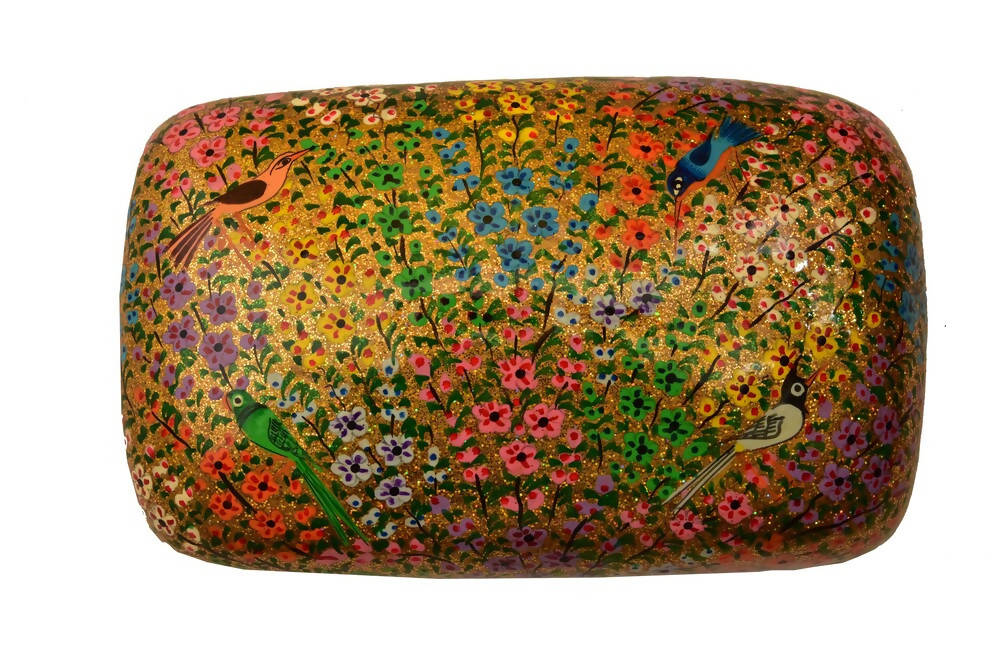 Nizalia Assorted Multicolour Chinar Oval Box | Grocsy