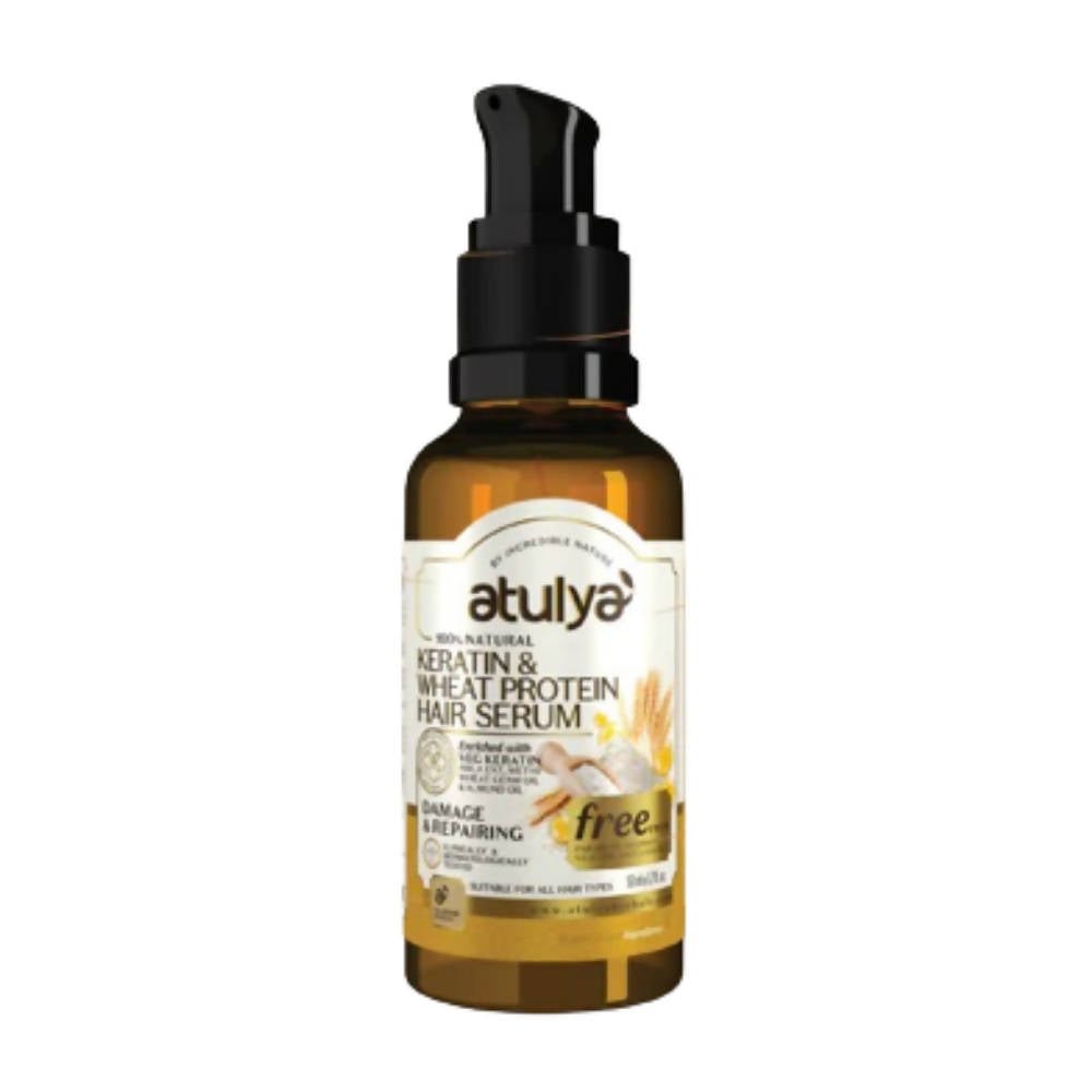 Atulya Keratin & Wheat Protein Hair Serum | Grocsy