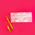Natural Vibes 24k Gold Vibrating Face Roller & Sculptor with Free Gold Beauty Elixir Oil | Grocsy