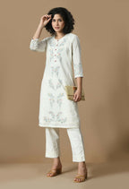 Joban Fashion White Cotton Kurta Set | Grocsy