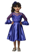 Asmaani Kids Party Wear Stylish Dresses, Perfect for Parties, Functions & Vacations - Blue | Grocsy