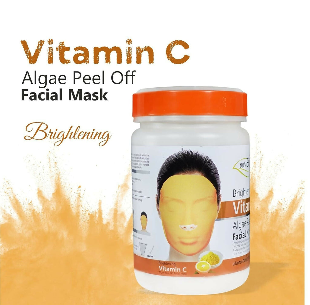Purobio Algae Peel off Face Mask Brightening Vitamin C Facial Mask | Grocsy