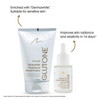 Glutone - Skin Brightening & Glowing - Facewash & Serum Combo | Grocsy
