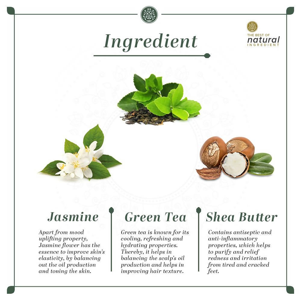 Khadi Natural Jasmine & Green Tea Foot Crack Cream | Grocsy