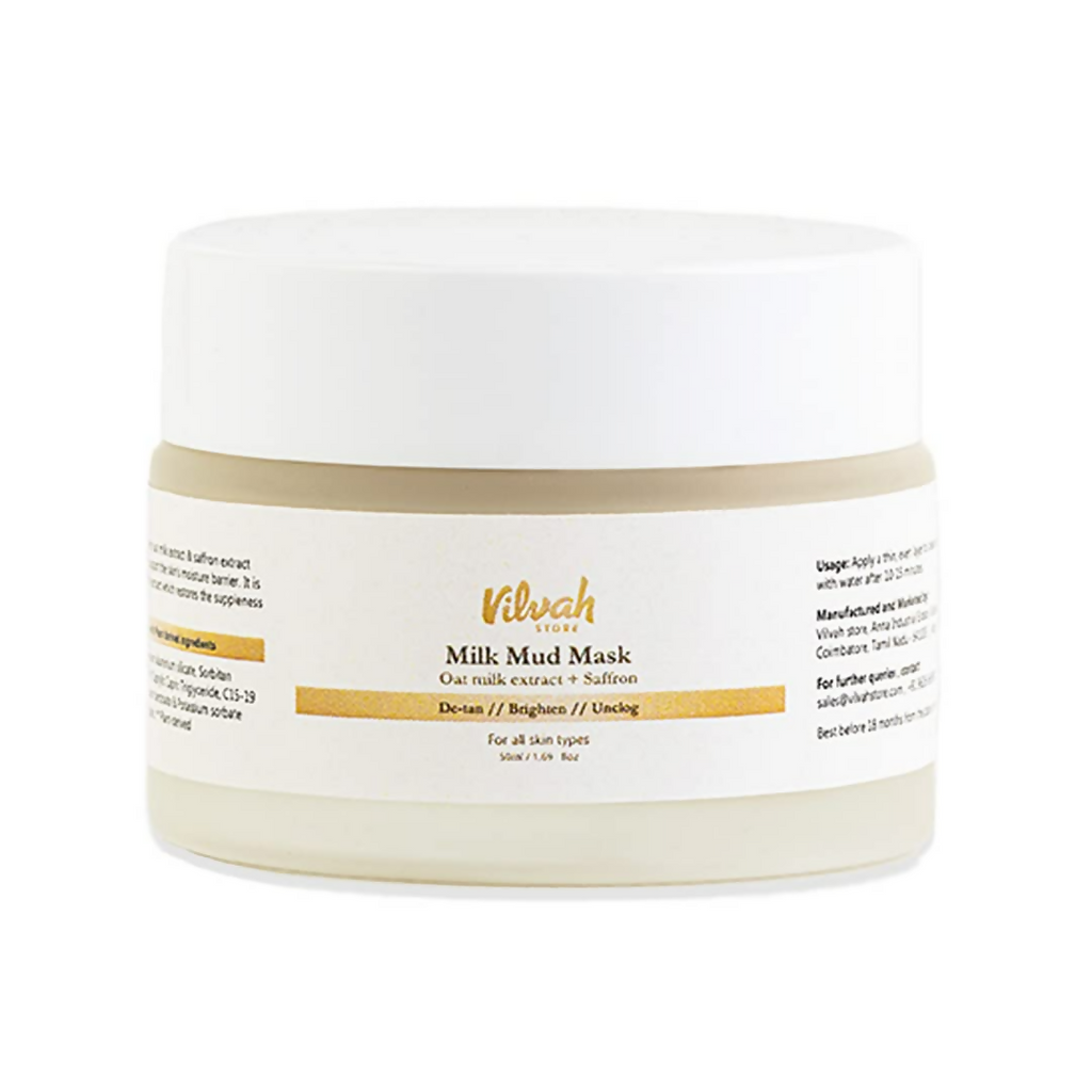 Vilvah Store Milk Mud Mask | Grocsy