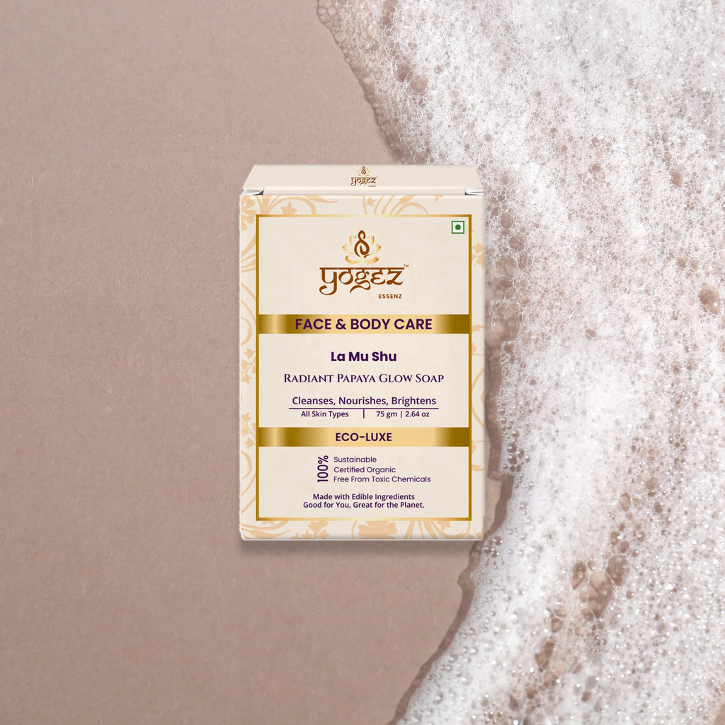 Yogez La Mu Shu Radiant Papaya Glow Soap | Grocsy
