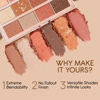 Kay Beauty By Katrina Kaif Multi Texture Eyeshadow Palette - Sunkissed | Grocsy