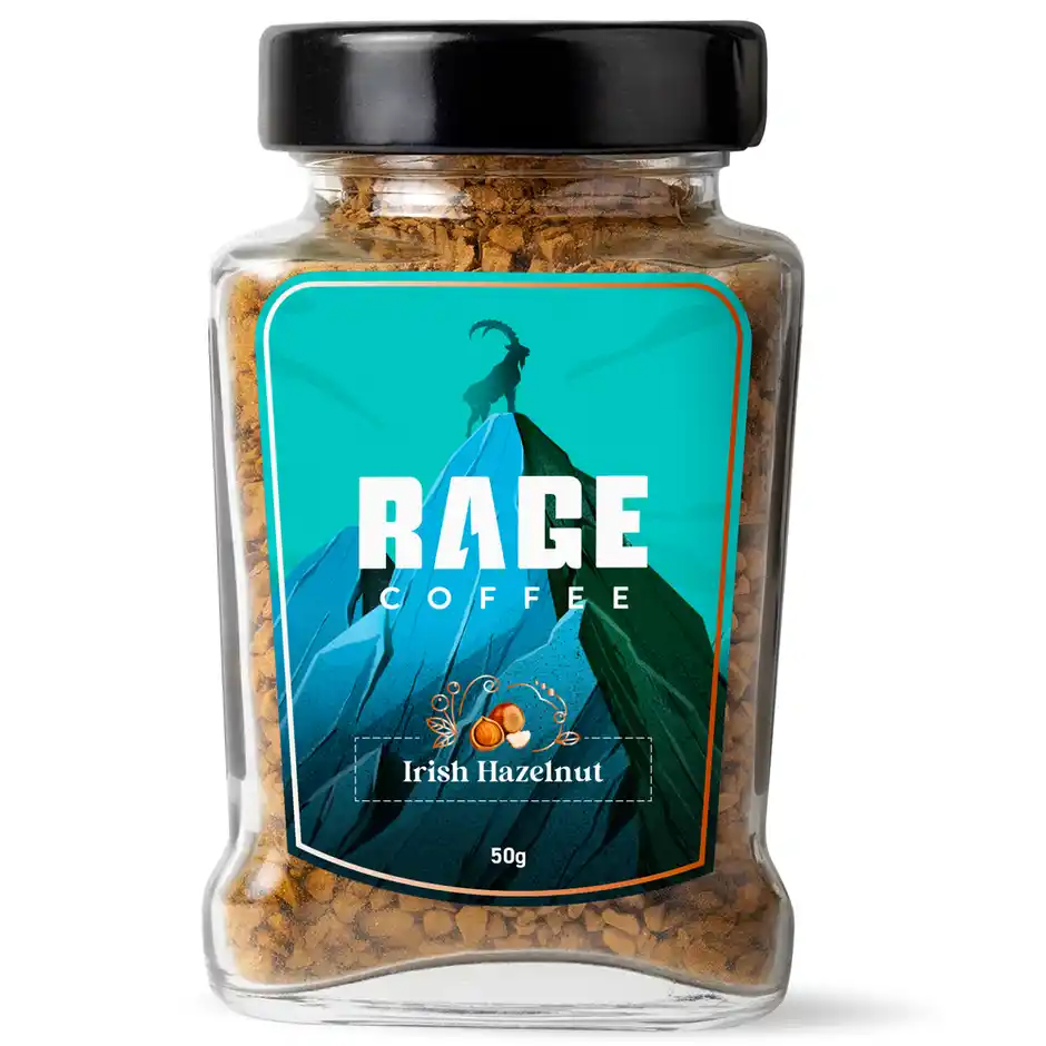 Rage Coffee Irish Hazelnut Instant Coffee | Grocsy