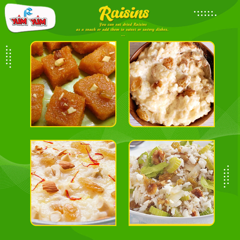 Yum Yum Green Raisins Box | Grocsy