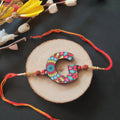 Indianvibez Alphabet G Wooden Rakhi - Kids Rakhi | Grocsy