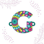 Indianvibez Alphabet G Wooden Rakhi - Kids Rakhi | Grocsy