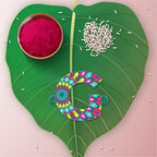 Indianvibez Alphabet G Wooden Rakhi - Kids Rakhi | Grocsy