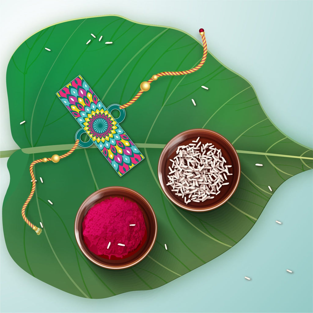 Indianvibez Alphabet J Wooden Rakhi - Kids Rakhi | Grocsy