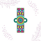 Indianvibez Alphabet J Wooden Rakhi - Kids Rakhi | Grocsy