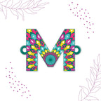 Indianvibez Alphabet M Wooden Rakhi - Kids Rakhi | Grocsy