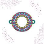 Indianvibez Alphabet O Wooden Rakhi - Kids Rakhi | Grocsy