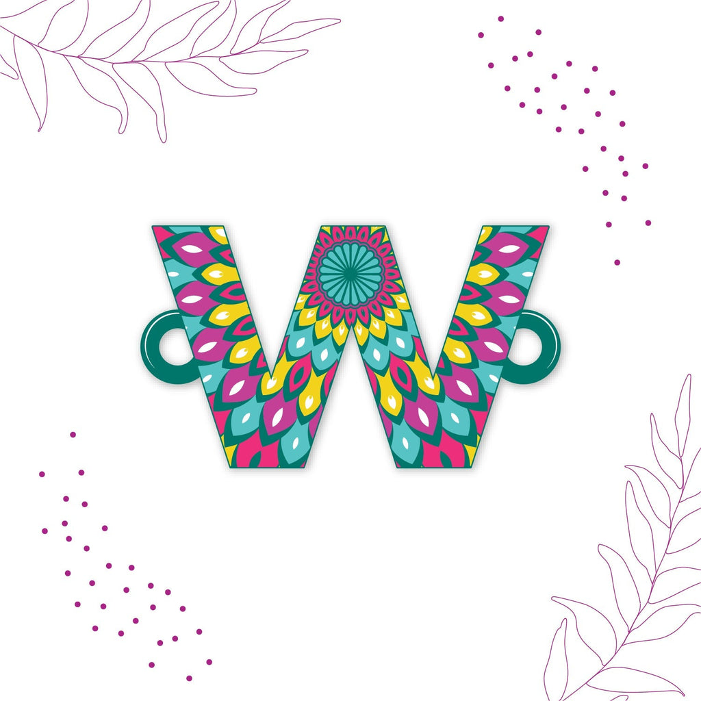 Indianvibez Alphabet X Wooden Rakhi - Kids Rakhi | Grocsy