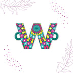 Indianvibez Alphabet X Wooden Rakhi - Kids Rakhi | Grocsy