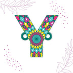 Indianvibez Alphabet Y Wooden Rakhi - Kids Rakhi | Grocsy