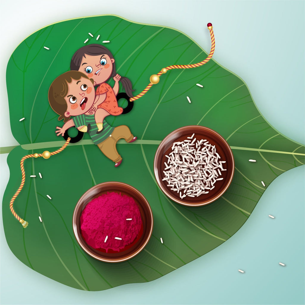 Indianvibez Annoying Brother Wooden Rakhi with Rudraksha, Funny & Quirky Rakhi for Bhaiya, Shop India - Kids Rakhi | Grocsy