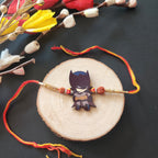 Indianvibez Batman Wooden Rakhi - Kids Rakhi | Grocsy