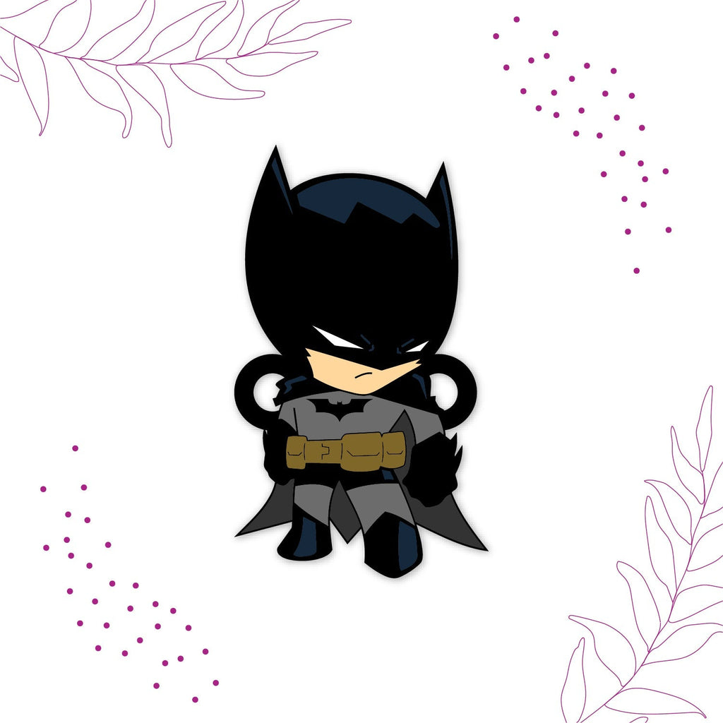 Indianvibez Batman Wooden Rakhi - Kids Rakhi | Grocsy