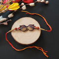 Indianvibez Cool Bro Wooden Rakhi with Rudraksha, Trendy Rakhi for Brother, Shop India - Kids Rakhi | Grocsy