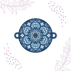 Indianvibez Ethnic Mandala Wooden Rakhi with Rudraksha, Divine Rakhi for Brother| - Kids Rakhi | Grocsy