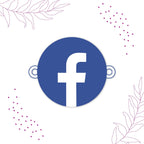 Indianvibez Facebook Wooden Rakhi with Rudraksha, Social Media Rakhi for Bro, Shop India - Kids Rakhi | Grocsy